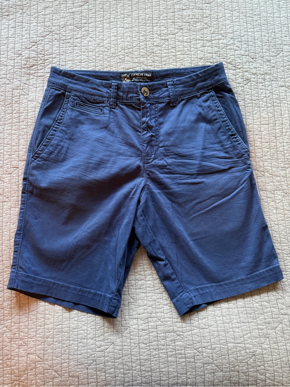 American Eagle Active Flex Slim Blue Chino Shorts Men’s Size 30
